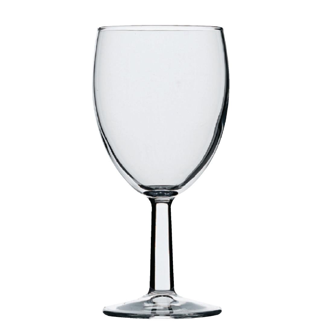 Utopia Saxon Wine Goblets 200ml CE Marked at 125ml (Pack of 48) - D095 Wine Glasses Utopia