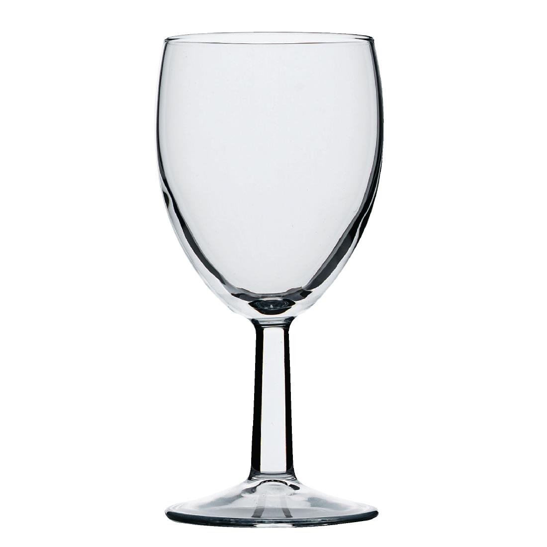 Utopia Saxon Wine Goblets 260ml CE Marked at 175ml (Pack of 48) - D097 Wine Glasses Utopia