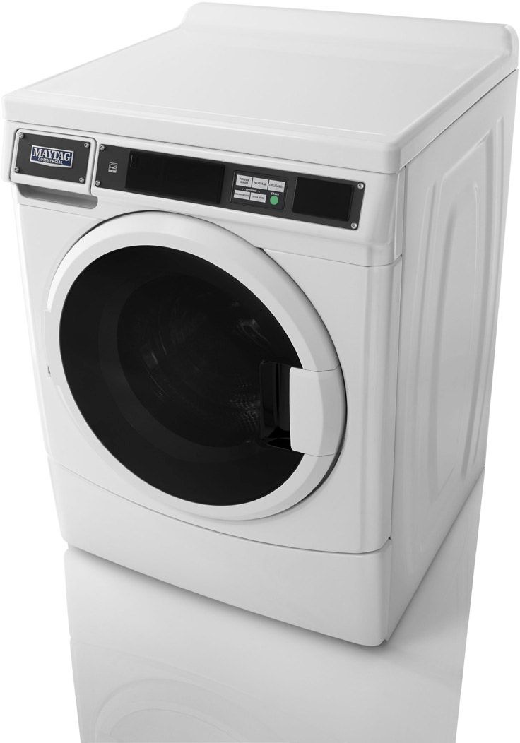 Maytag 10.5Kg American Style Front Loader Commercial Washing Machine | MHN33PRTGW Commercial Washing Machines Maytag