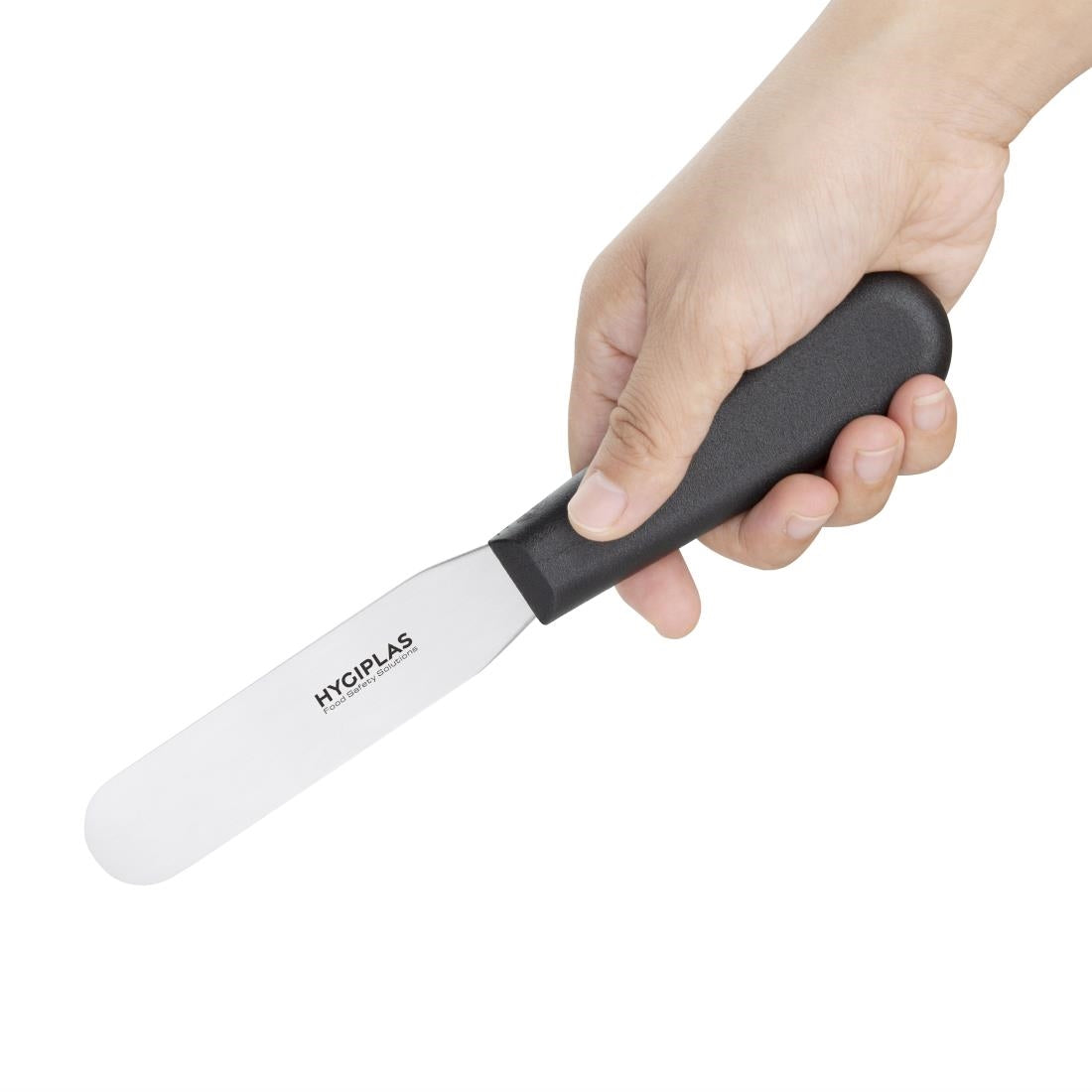 Hygiplas Straight Blade Palette Knife Black 10.3cm - D401 Hygiplas