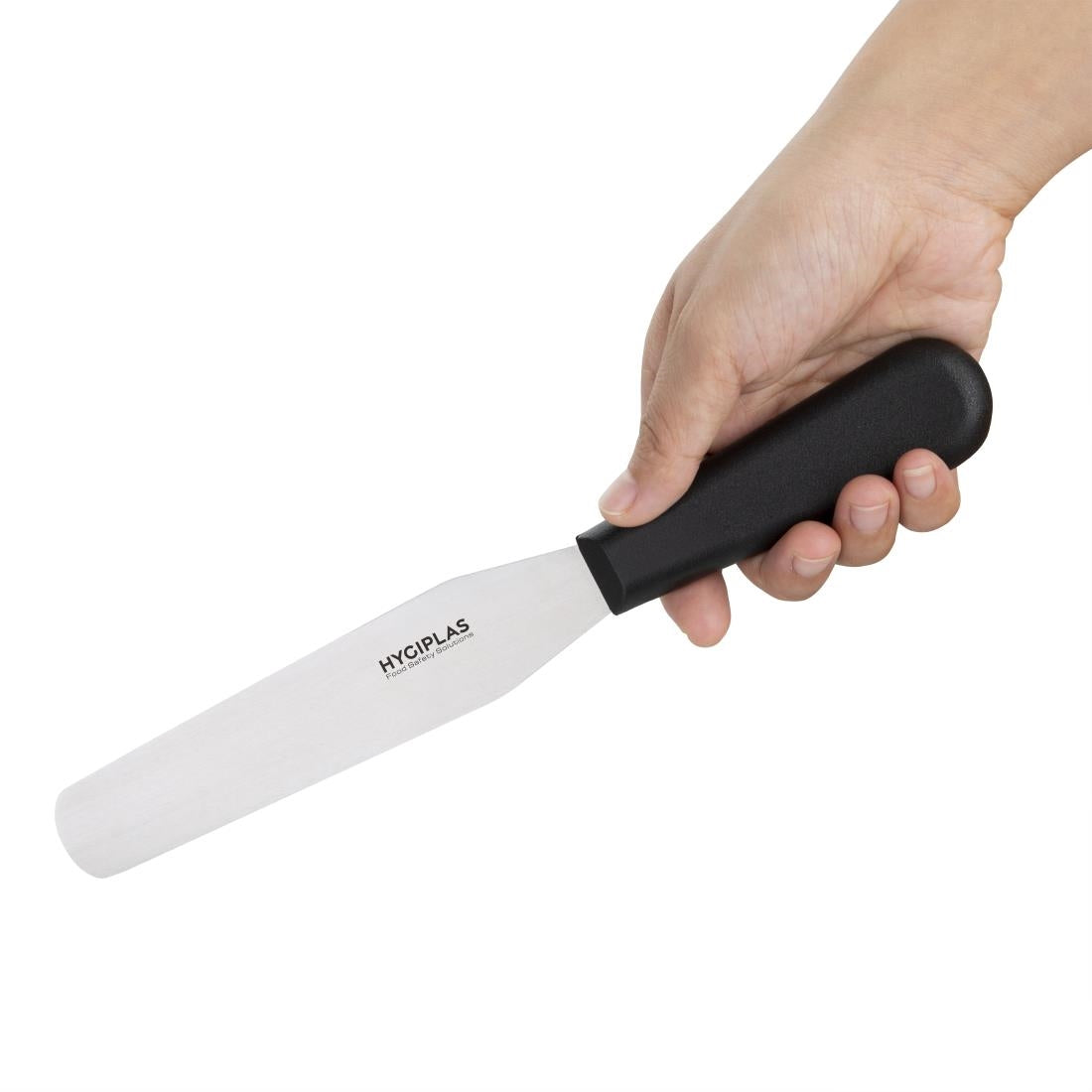 Hygiplas Straight Blade Palette Knife Black 15.5cm - D402 Hygiplas