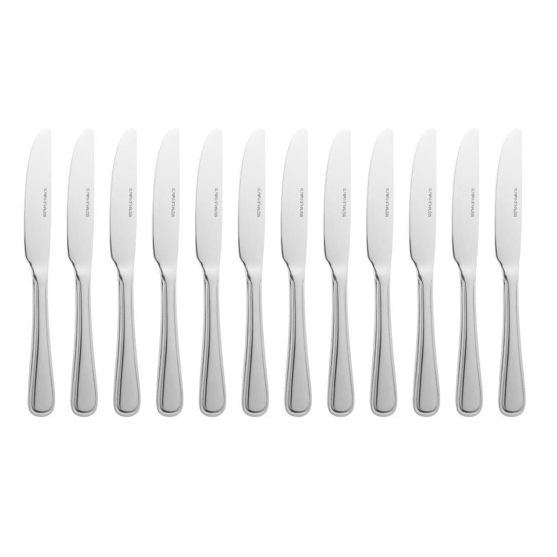 Olympia Mayfair Dessert Knife (Pack of 12) - D506 Table Knives Olympia