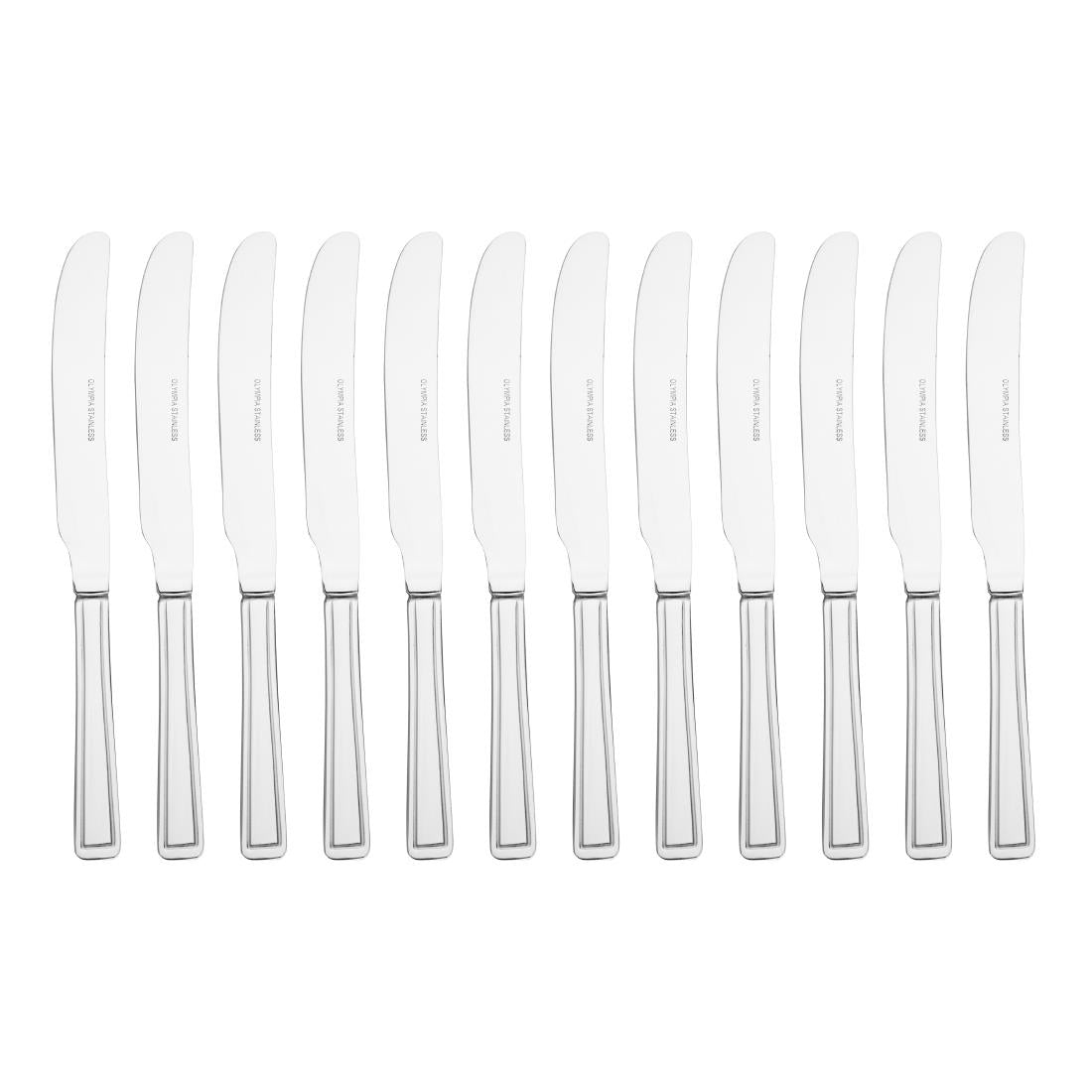 Olympia Harley Table Knife (Pack of 12) - D690 Table Knives Olympia