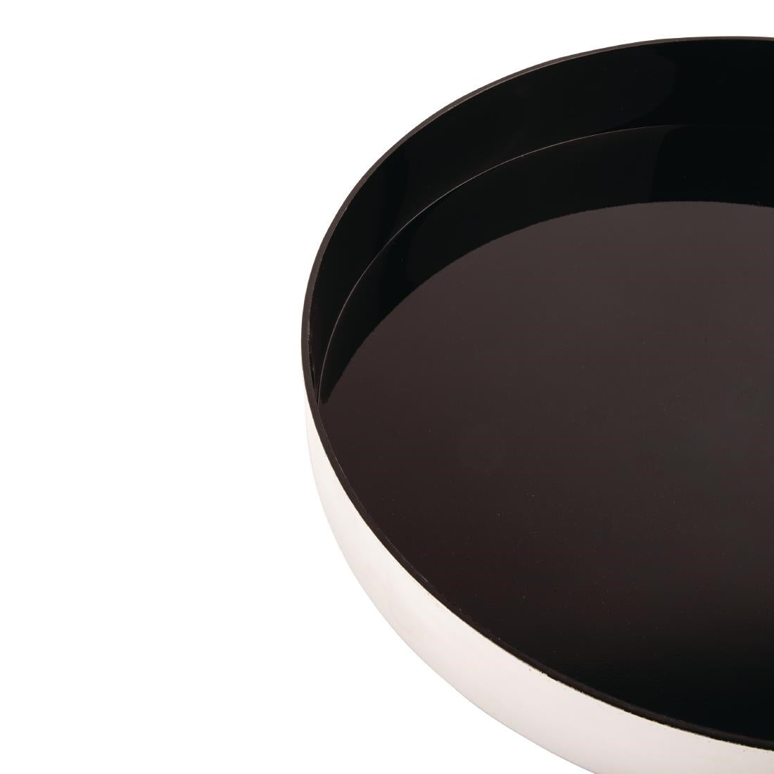 Beaumont Aluminium Round Non-Slip Drinks Tray 330mm - D857 Beaumont