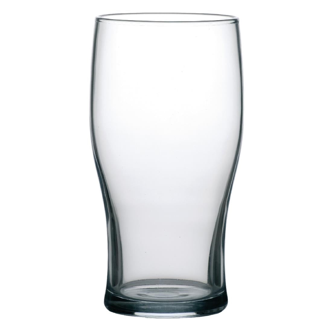 Arcoroc Tulip Nucleated Beer Glasses 570ml CE Marked (Pack of 24) - FU233 Beer Glasses Arcoroc