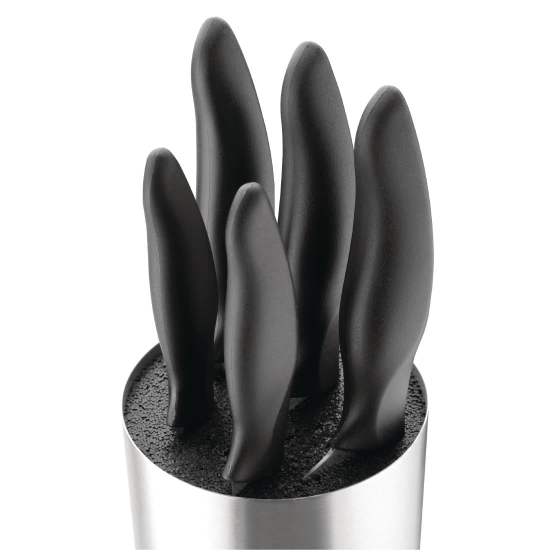 Nisbets Essentials Knife Block and Knives Set - DA083 Nisbets Essentials
