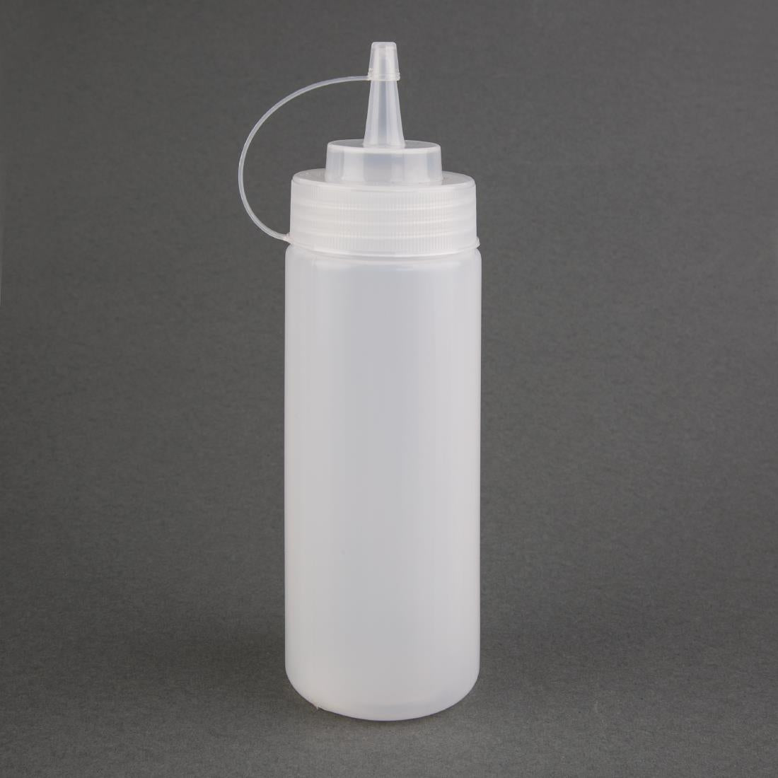 Nisbets Essentials Squeeze Sauce Bottles 12oz (Pack of 6) - DA113 Nisbets Essentials