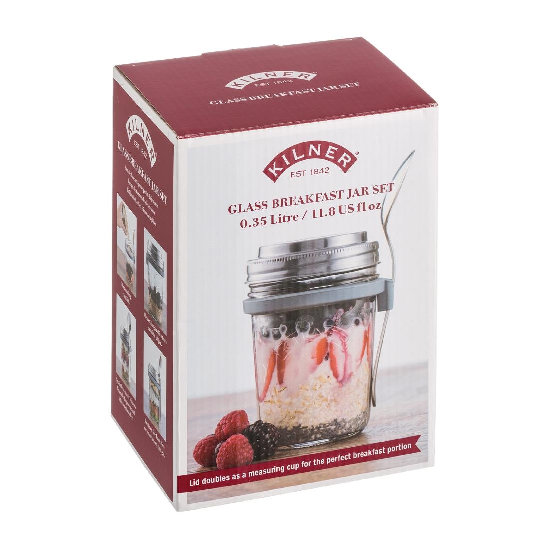 Kilner Breakfast Jar Set (Pack of 6) - DA119 Kilner