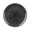 Churchill Studio Prints Homespun Charcoal Black Coupe Plate 288mm - DA260 Plates Churchill