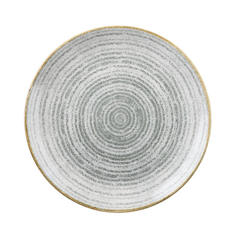 Churchill Studio Prints Homespun Stone Grey Coupe Plate 260mm (Pack of 12) - DA269 Plates Churchill