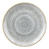 Churchill Studio Prints Homespun Stone Grey Coupe Plate 165mm (Pack of 12) - DA271 Plates Churchill
