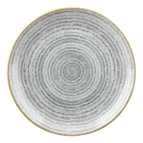 Churchill Studio Prints Homespun Stone Grey Coupe Plate 165mm (Pack of 12) - DA271 Plates Churchill