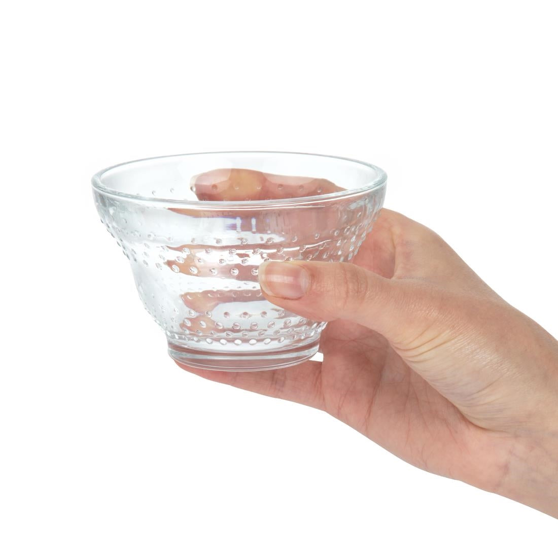 Arcoroc Maeva Dots Bowl 200ml (Pack of 6) - DA376 Dessert and Sundae Glasses Arcoroc