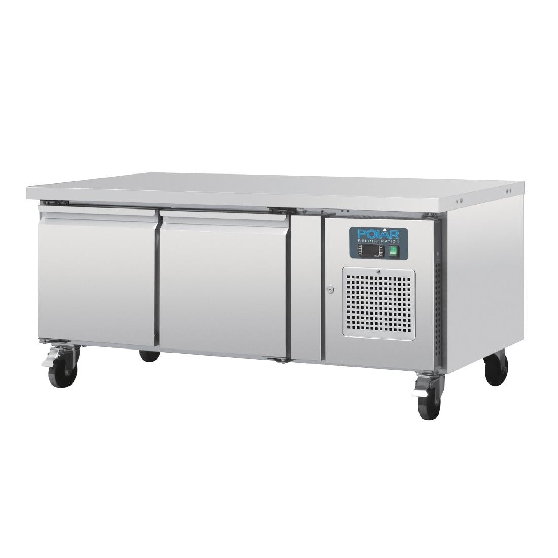 Polar U-Series Double Door Chef Base Counter Fridge - DA462 Polar
