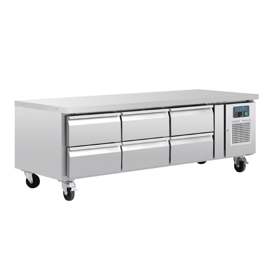 Polar U-Series Six Drawer Chef Base Counter Fridge - DA465 Polar