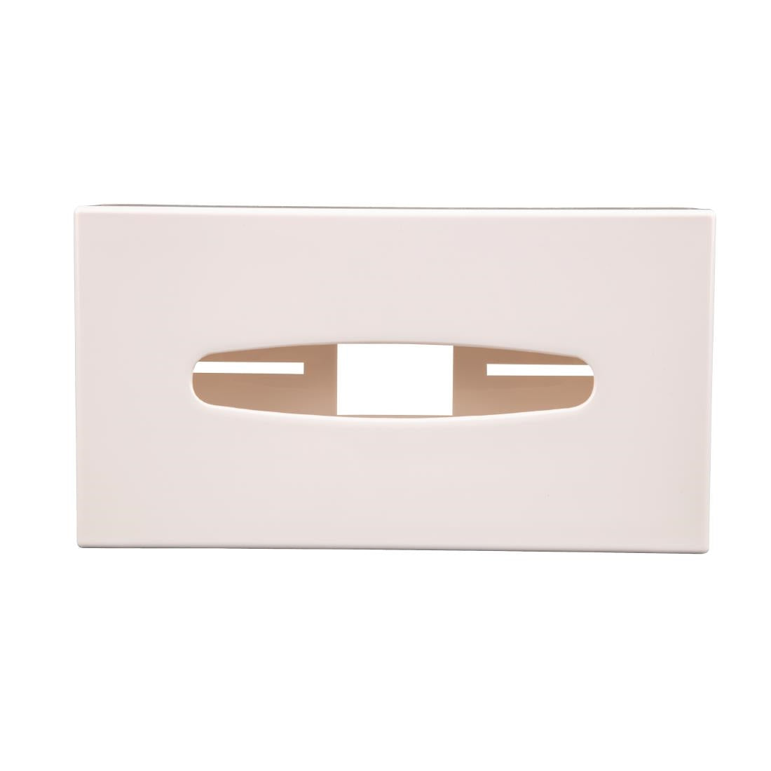 Hotel Complimentary White Rectangular Tissue Holder - DA606 Bolero