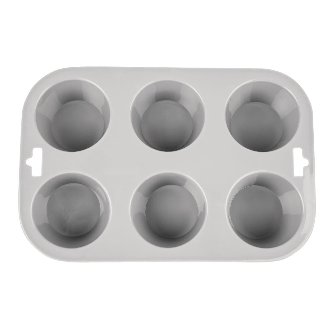 Vogue Flexible Silicone Muffin Pan 6 Cup - DA520 Vogue