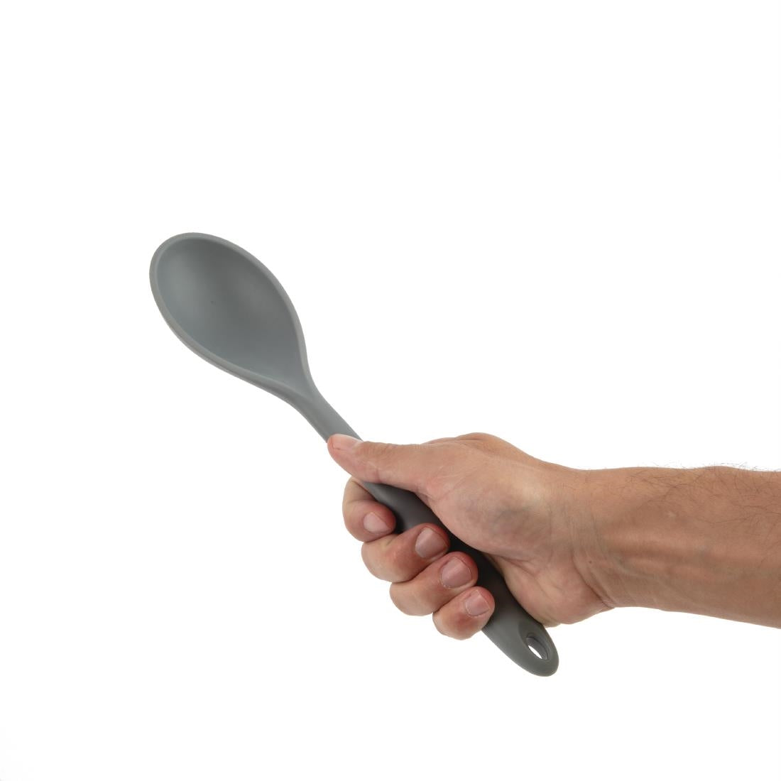 Vogue Silicone High Heat Cooking Spoon Grey - DA523 Vogue
