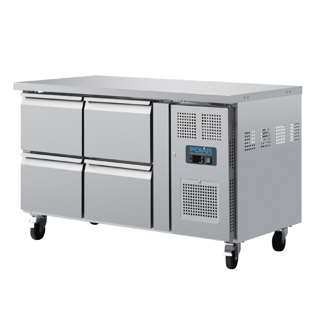Polar U-Series Four Drawer Gastronorm Counter Fridge - DA547 Polar