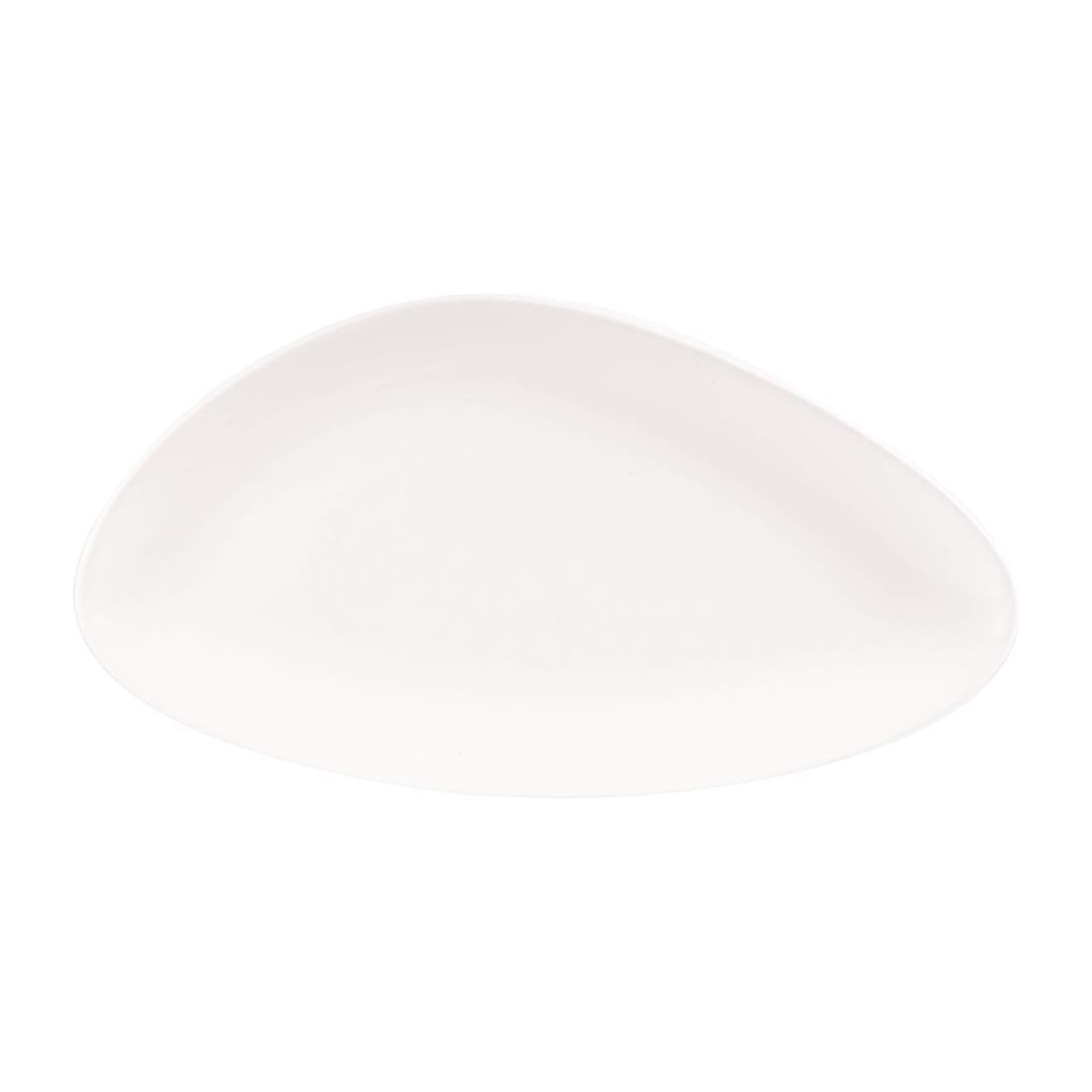 Churchill Lotus Triangular Plates White 350mm (Pack of 6) - DA626 Plates Churchill