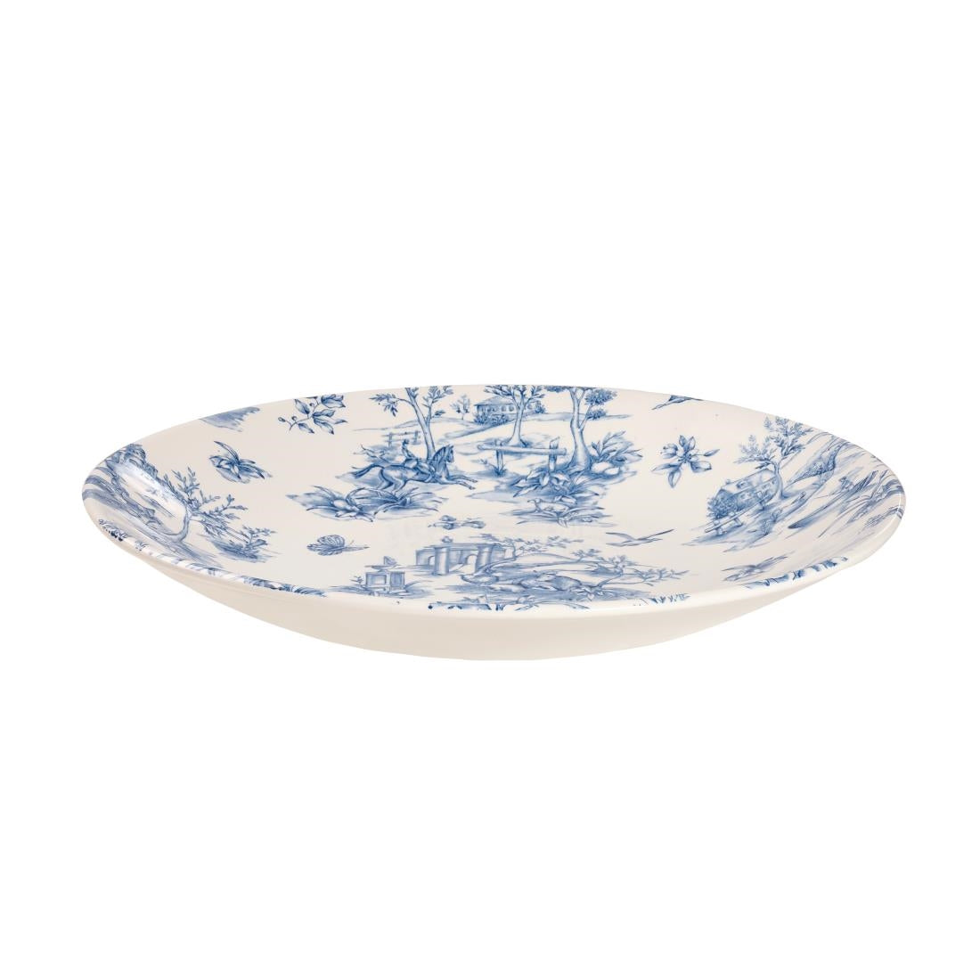 Churchill Vintage Prints Deep Coupe Plates Prague Toile 255mm (Pack of 12) - DA727 Plates Churchill