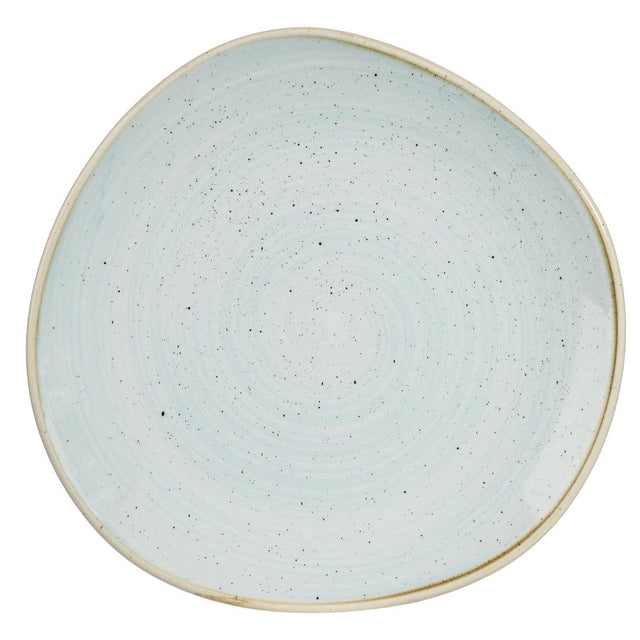 Churchill Stonecast Trace Plates Duck Egg Blue 286mm (Pack of 12) - DA730 Plates Churchill