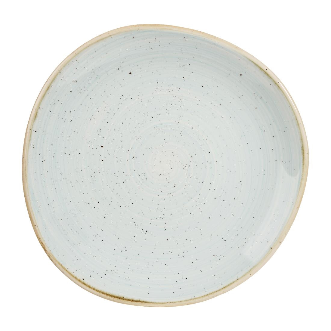 Churchill Stonecast Trace Plates Duck Egg Blue 210mm (Pack of 12) - DA732 Plates Churchill