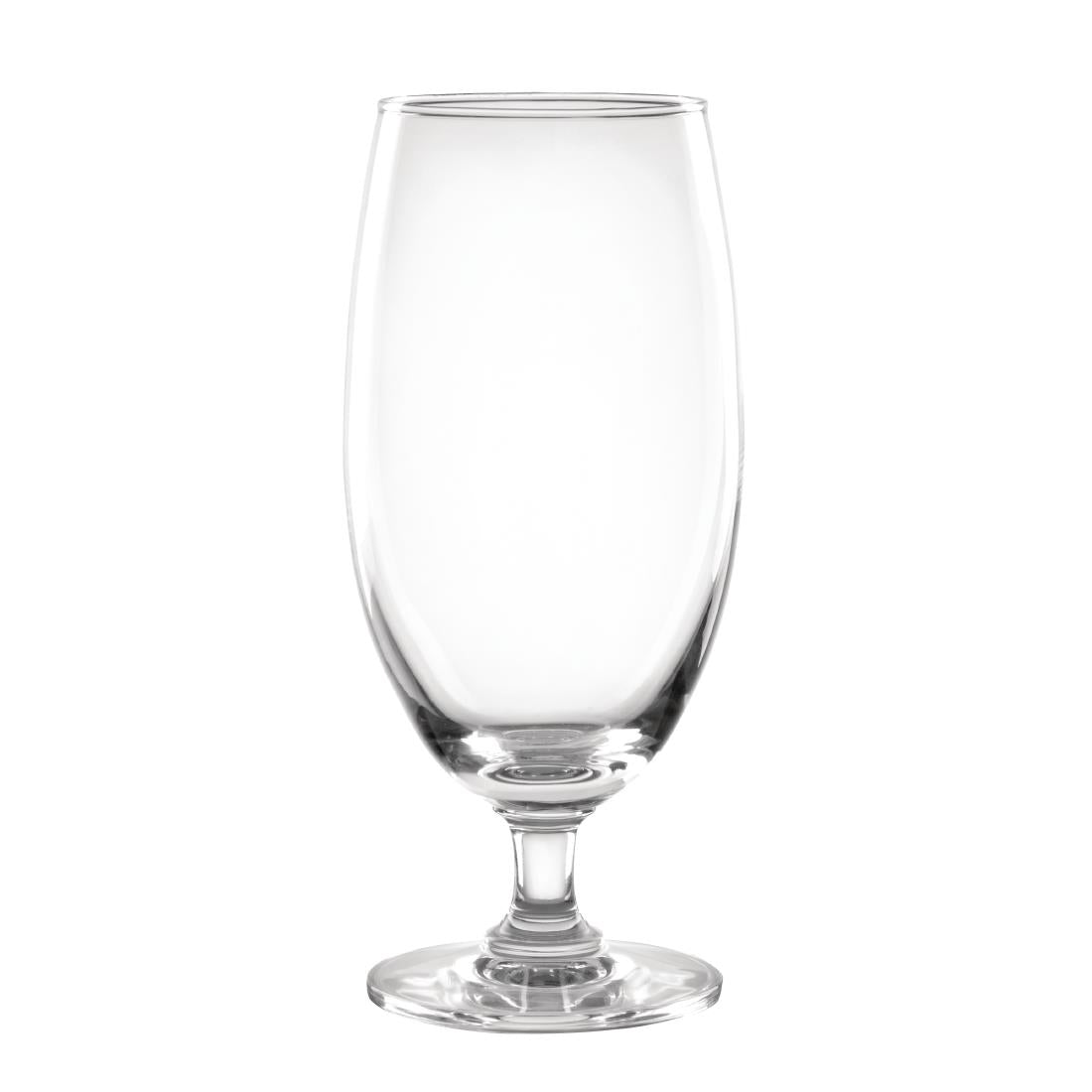 Olympia Stemmed Beer Glasses 420ml (Pack of 6) - DA933 Beer Glasses Olympia