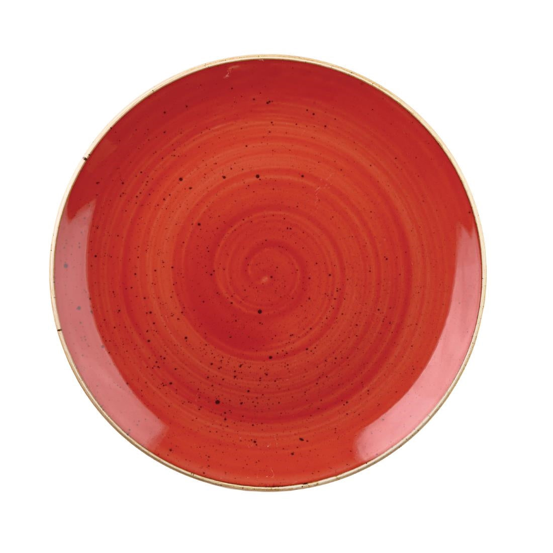 Churchill Stonecast Round Coupe Bowls Berry Red 248mm (Pack of 12) - DB064 Bowls Churchill
