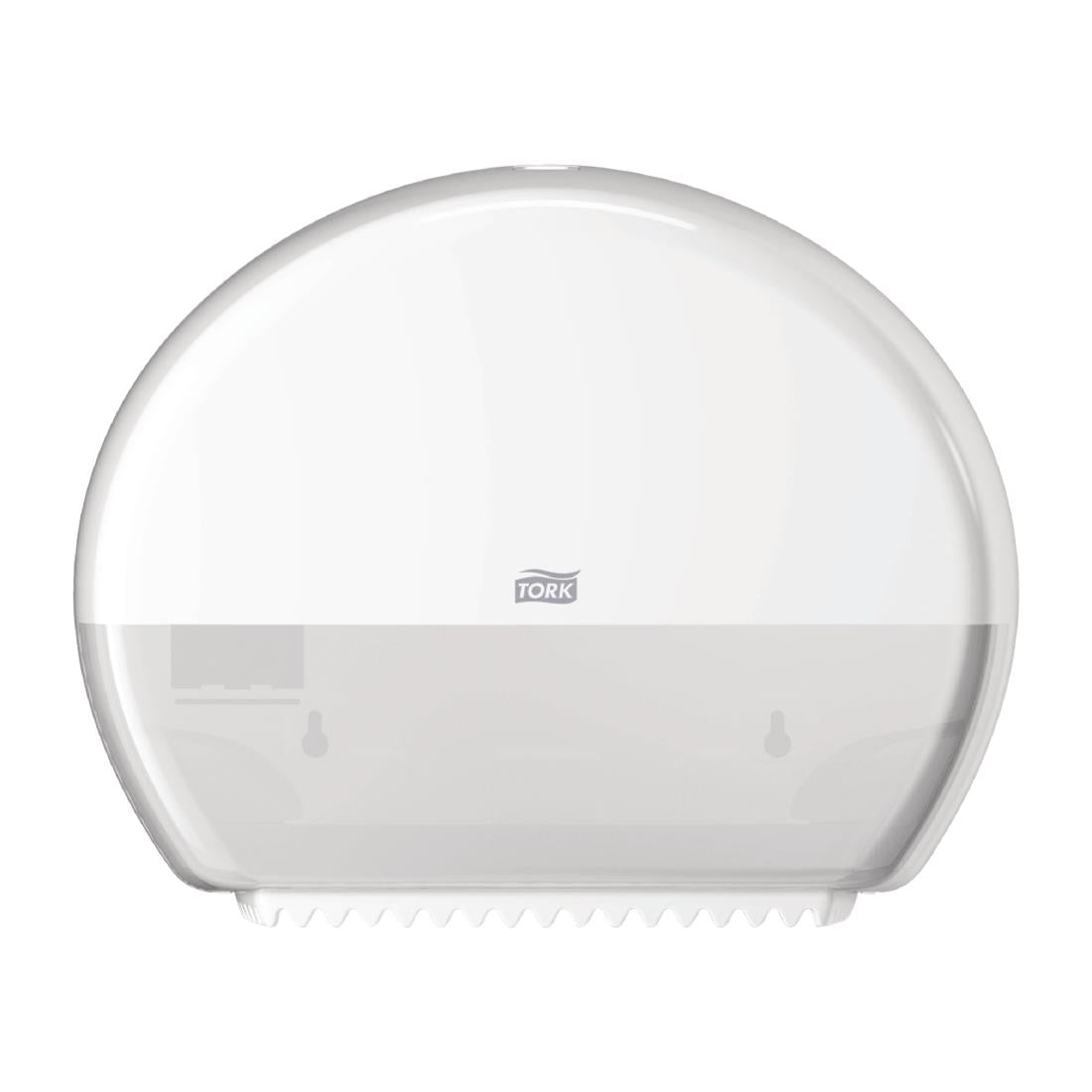 Tork Mini Jumbo Toilet Roll Dispenser White - DB463 Tork