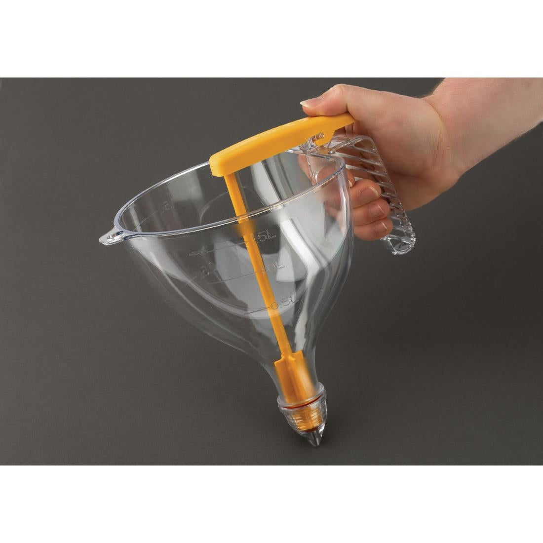 Matfer Bourgeat Piston Funnel with Stand 1.5Ltr - DB550 Matfer Bourgeat