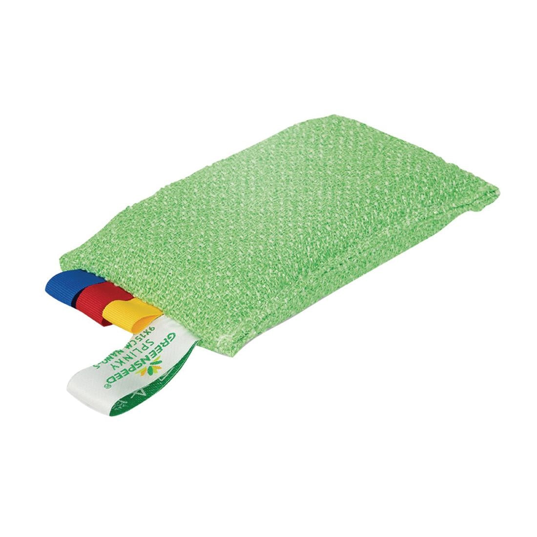 Greenspeed Tough Microfibre Scrubbing Sponge 90x150mm - DB717 Greenspeed