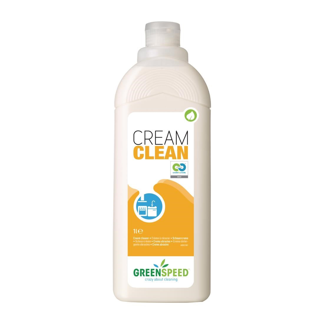 Greenspeed Unperfumed Cream Cleaner and Degreaser Ready To Use 1Ltr - CX177 Greenspeed