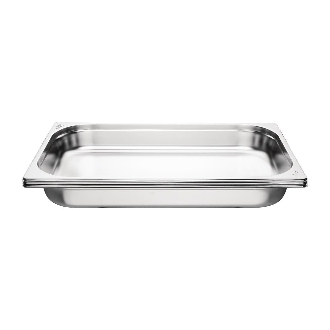 Nisbets Essentials Stainless Steel Gastronorm 65mm (Pack 3) - DB881 Nisbets Essentials