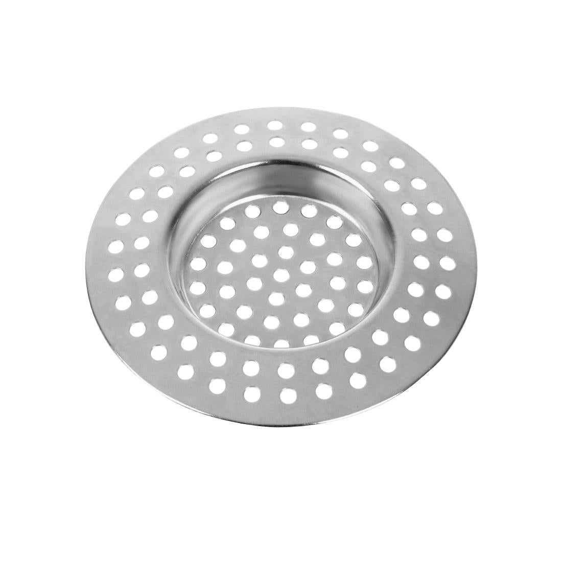 KitchenCraft Stainless Steel Large Hole Sink Strainer 75mm - DB902 Kitchen Craft