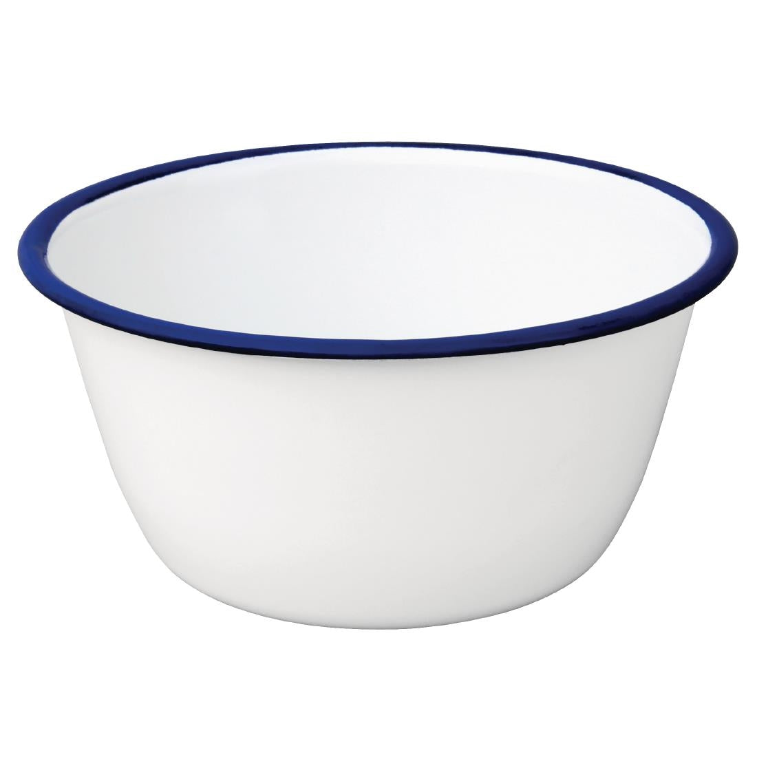 Olympia Enamel Pudding Bowls 155mm (Pack of 6) - DC389 Bowls Olympia