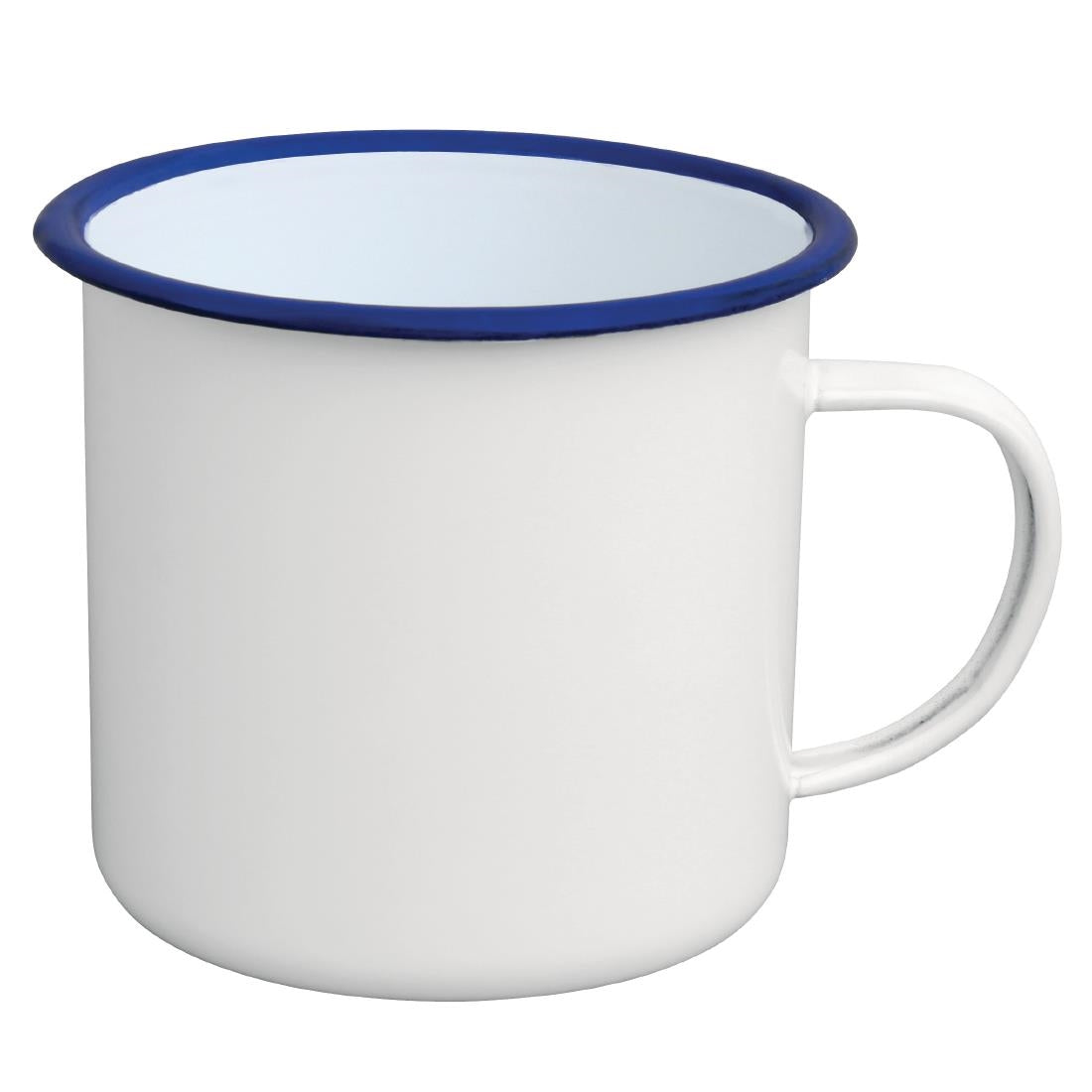 Olympia Large Enamel Soup Mugs 670ml (Pack of 6) - DC398 Olympia Crockery Olympia