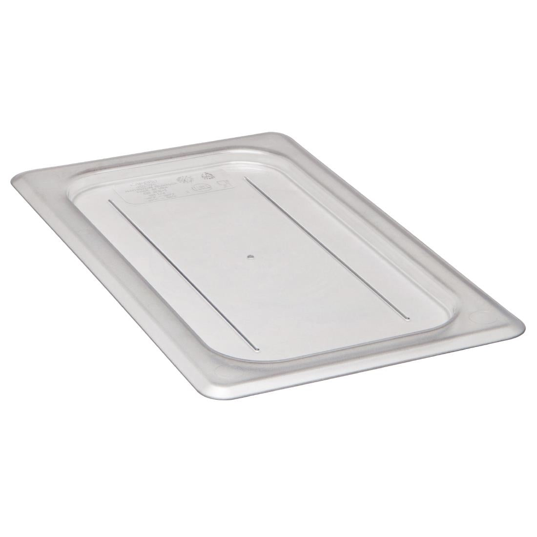 Cambro Clear Polycarbonate 1/4 Gastronorm Lid - DC665 Cambro