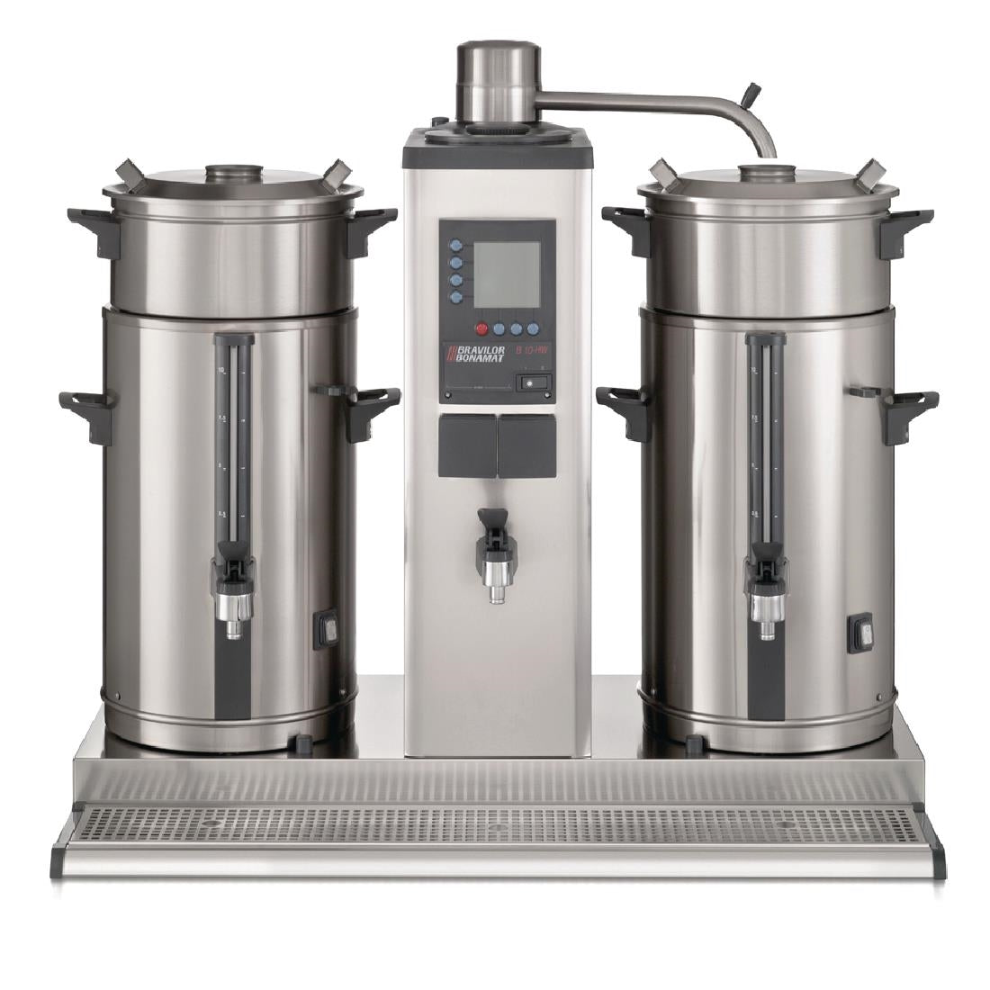 Bravilor B10 HW Bulk Coffee Brewer with 2x10Ltr Coffee Urns and Hot Water Tap - DC690-1P Bravilor Bonamat