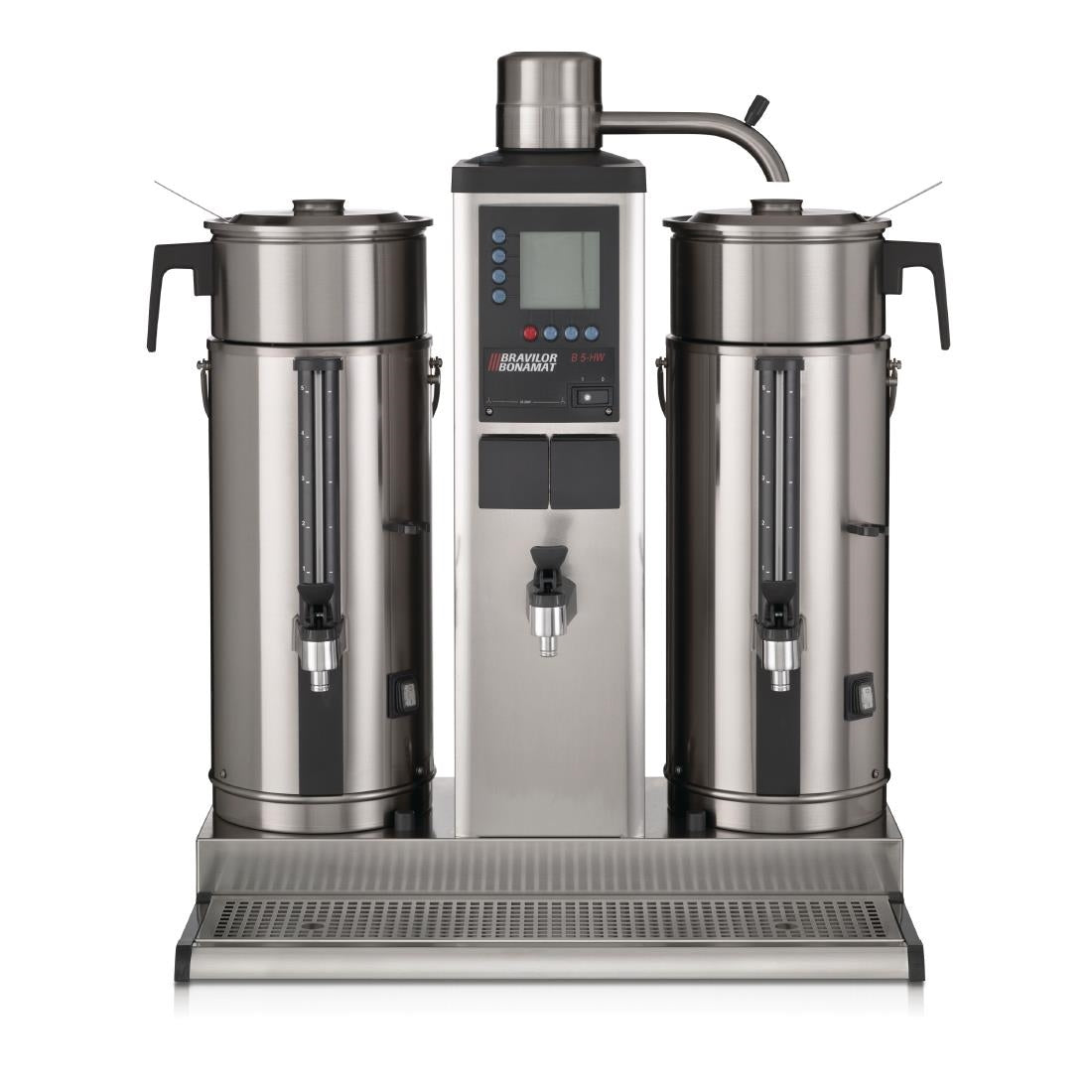 Bravilor B20 HW Bulk Coffee Brewer with 2x20Ltr Coffee Urns and Hot Water Tap 3 Phase - DC693-3P Bravilor Bonamat
