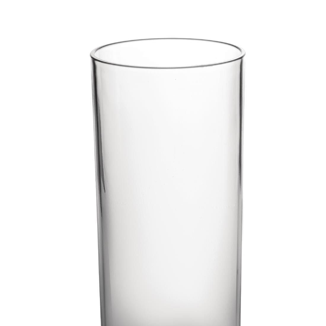 Olympia Kristallon Polycarbonate Hi Ball Glasses Clear 360ml (Pack of 6) - DC924 Plastic Drinkware Olympia