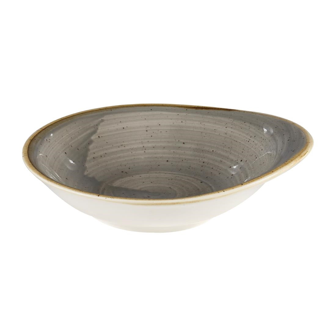 Churchill Stonecast Round Dishes Peppercorn Grey 160mm (Pack of 12) - DC942 Churchill Super Vitrified Churchill