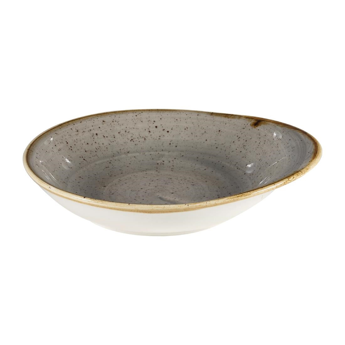 Churchill Stonecast Round Dishes Peppercorn Grey 185mm (Pack of 12) - DC943 Churchill Super Vitrified Churchill