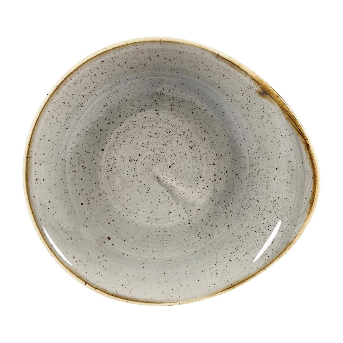 Churchill Stonecast Round Dishes Peppercorn Grey 185mm (Pack of 12) - DC943 Churchill Super Vitrified Churchill
