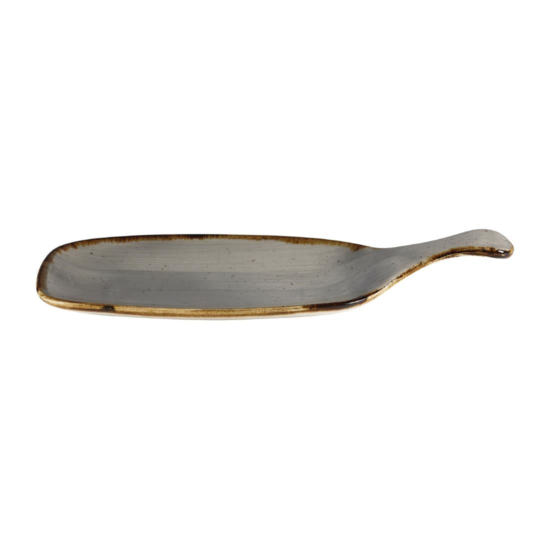 Churchill Stonecast Handled Paddles Peppercorn Grey 284mm (Pack of 6) - DC944 Churchill Super Vitrified Churchill