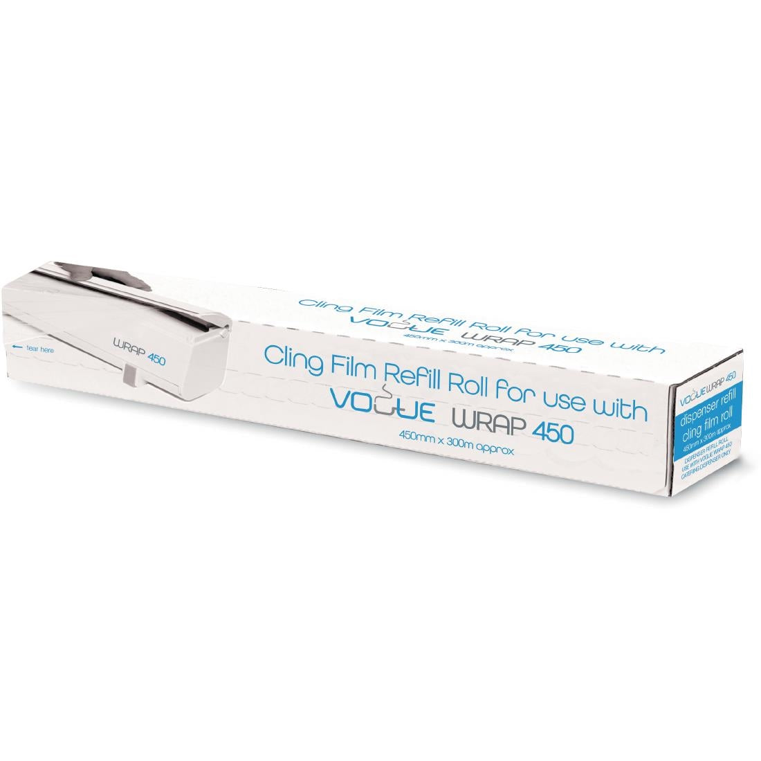 Vogue Cling Film 300m fits Wrap450 Dispenser - DE035 Vogue
