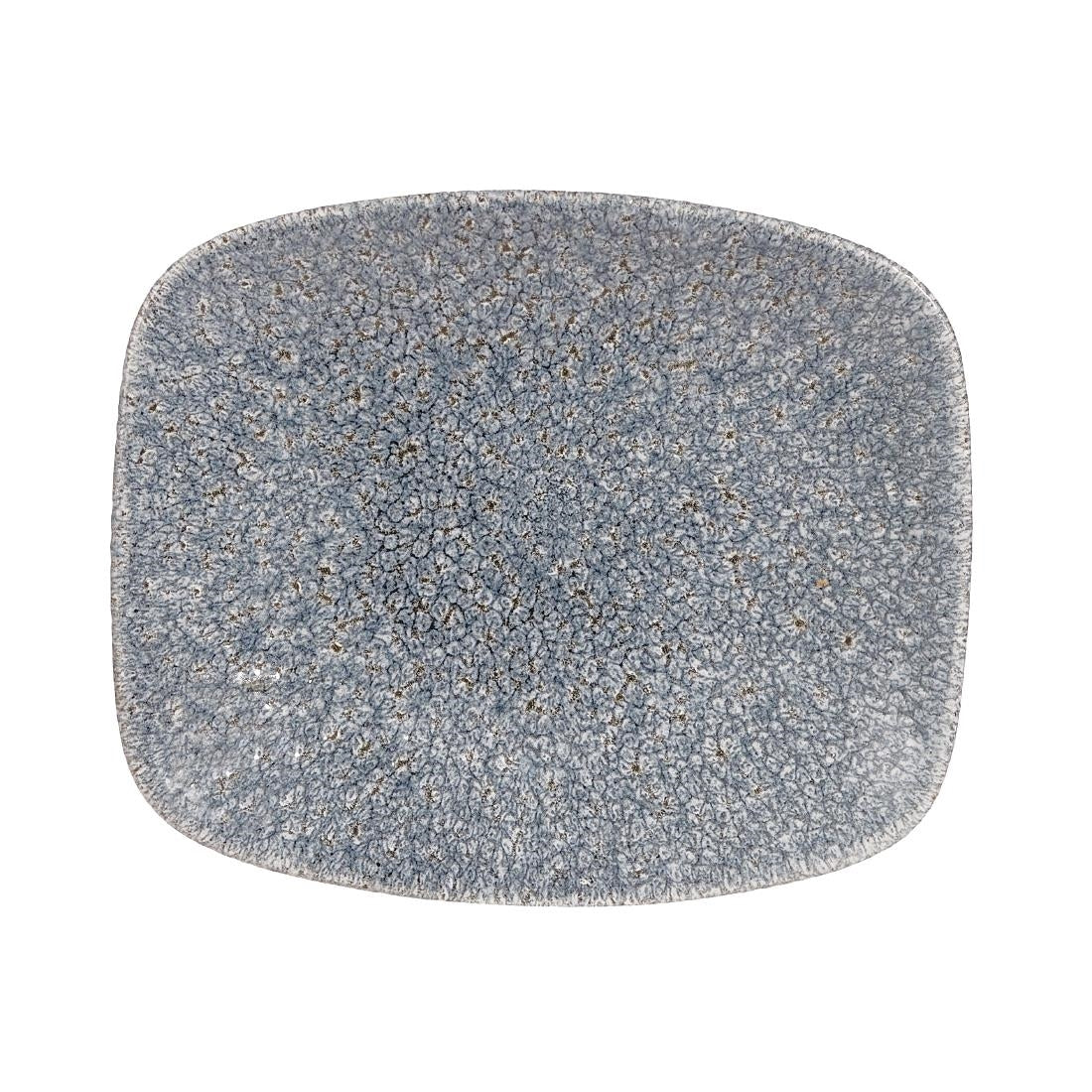 Churchill Studio Prints Raku Rectangular Plates Topaz Blue 154mm (Pack of 12) - DE576 Plates Churchill