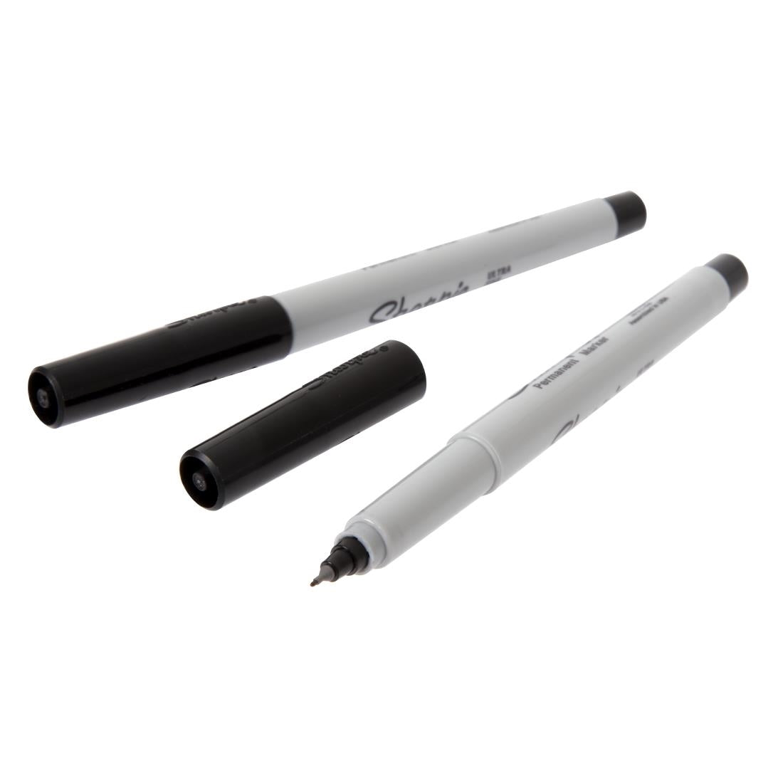Sharpie Ultra Fine Permanent Marker Black (Pack of 2) - DE707 Sharpie