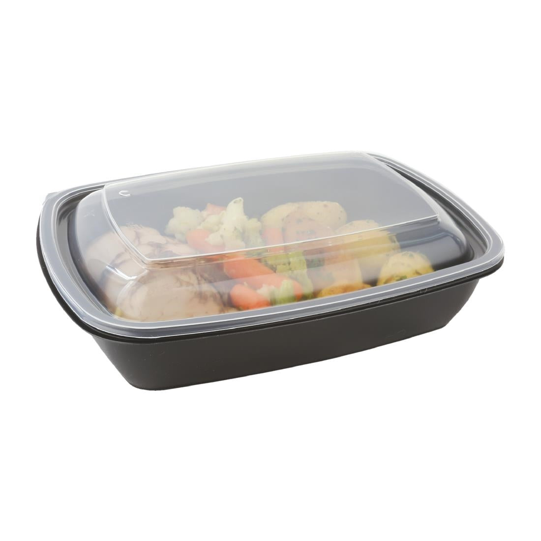 Fastpac Medium Rectangular Food Containers 900ml (Pack of 300) - DE763 Takeaway Food Containers FastPac
