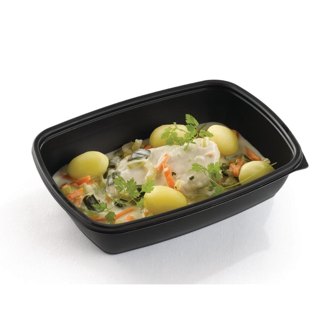 Fastpac Medium Rectangular Food Containers 900ml (Pack of 300) - DE763 Takeaway Food Containers FastPac